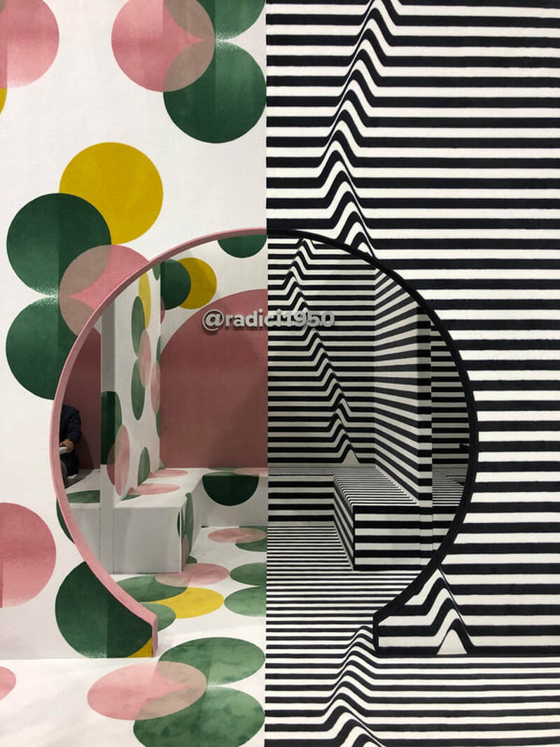Brilliant Radici installation at Salone del Mobile, Milano