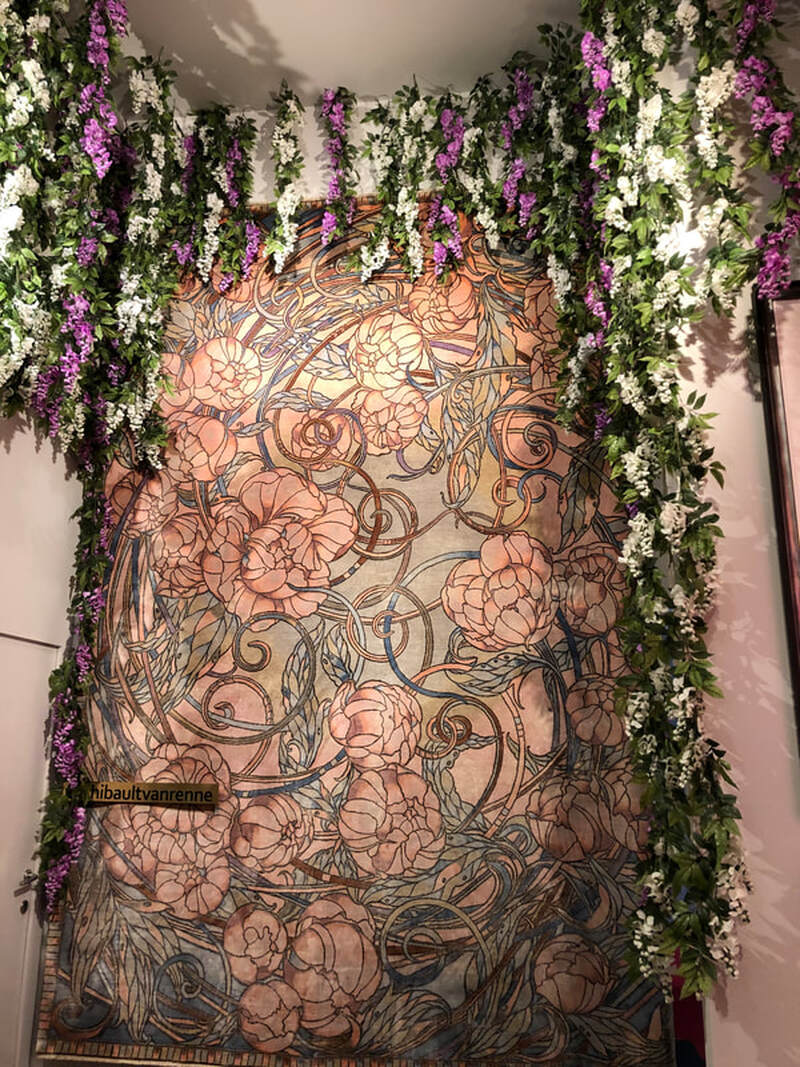 The luxury rug designer, Thibault Van Renne makes some exquisite designs
